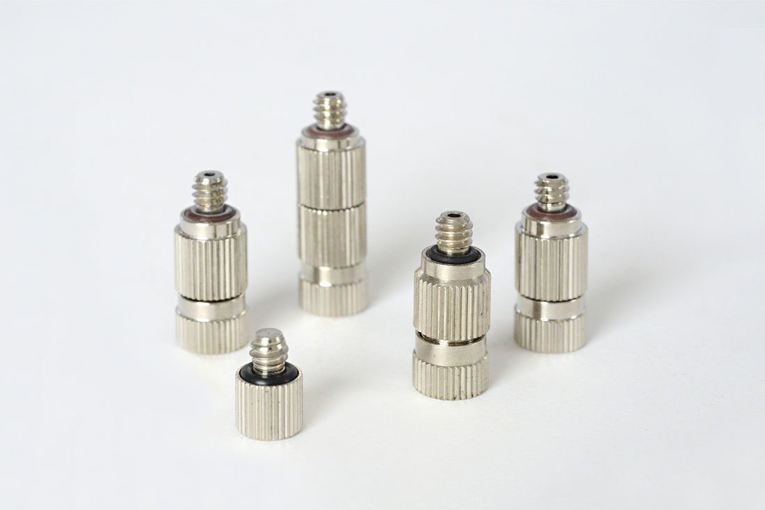 High-pressure stainless steel misting nozzles